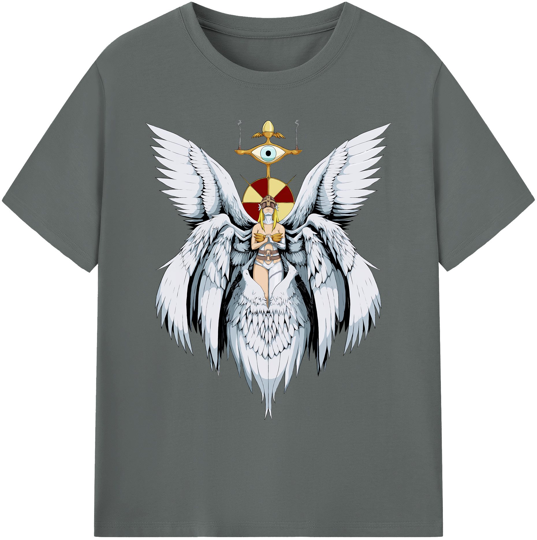 （画像用） Digimon デジタルモンスター/デジモン 綿100％ メンズ半袖Tシャツ｜肌触りやわらか＆通気性